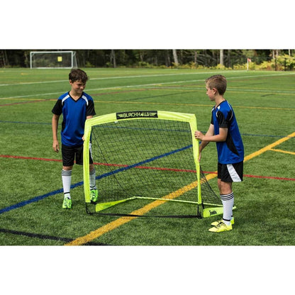 Franklin Sports Blackhawk Backyard Soccer Goal - Portable Kids Soccer Net - Pop
