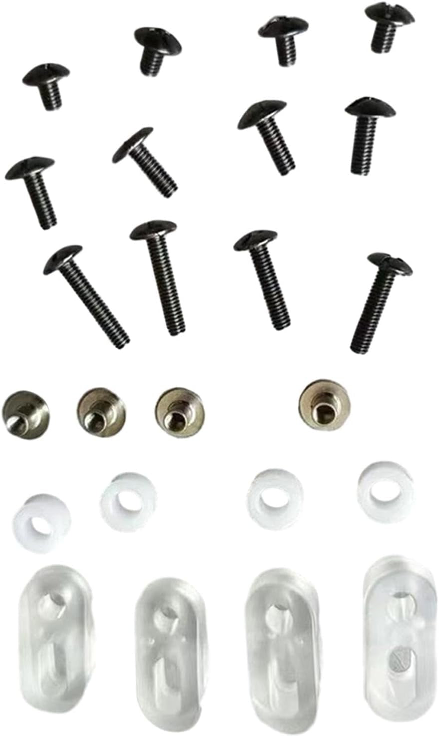 Ice Hockey Visor Kit Helmet Screws Fixings Washers Nuts Universal Safety Maintenance Repair Kit Spare Hardware Kit