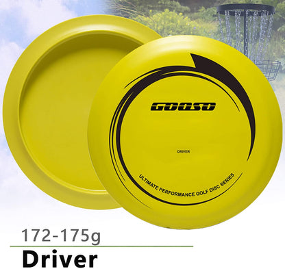 Disc Golf Set - Driver, Mid-Range and Putter Discs with Disc Golf Bag for Outdoor and Backyard, Comfortable Plastic, 6 Pack
