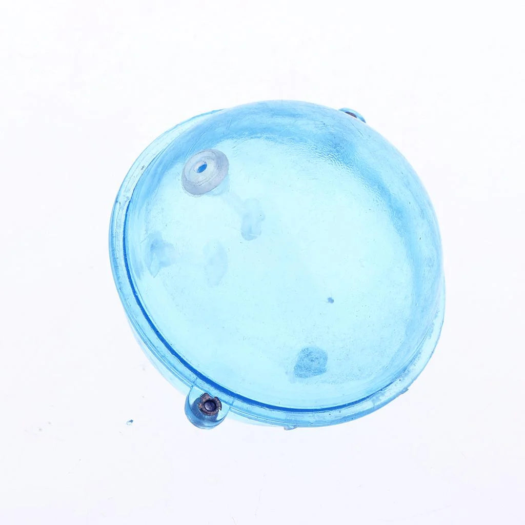 5Pcs Double Hole Floats ABS Bobbers Transparent Buoy -