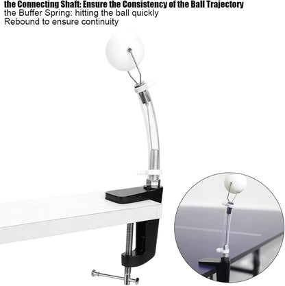 Table Tennis Training Robot Fixed Rapid Ball Machine Trainer