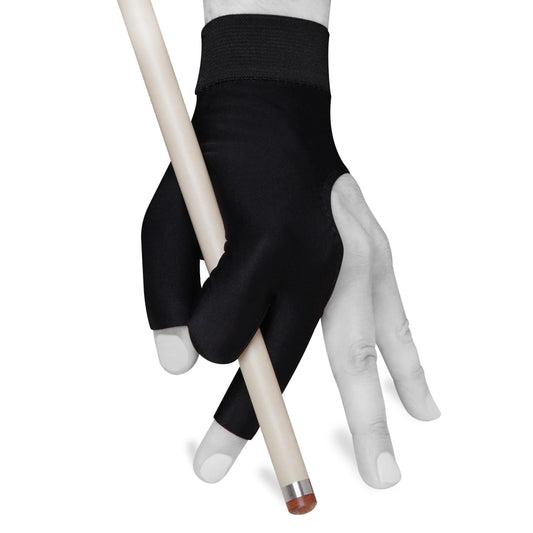 Billiard POOL CUE GLOVE - Pro Series - Black - Open Fingers (X-Large)