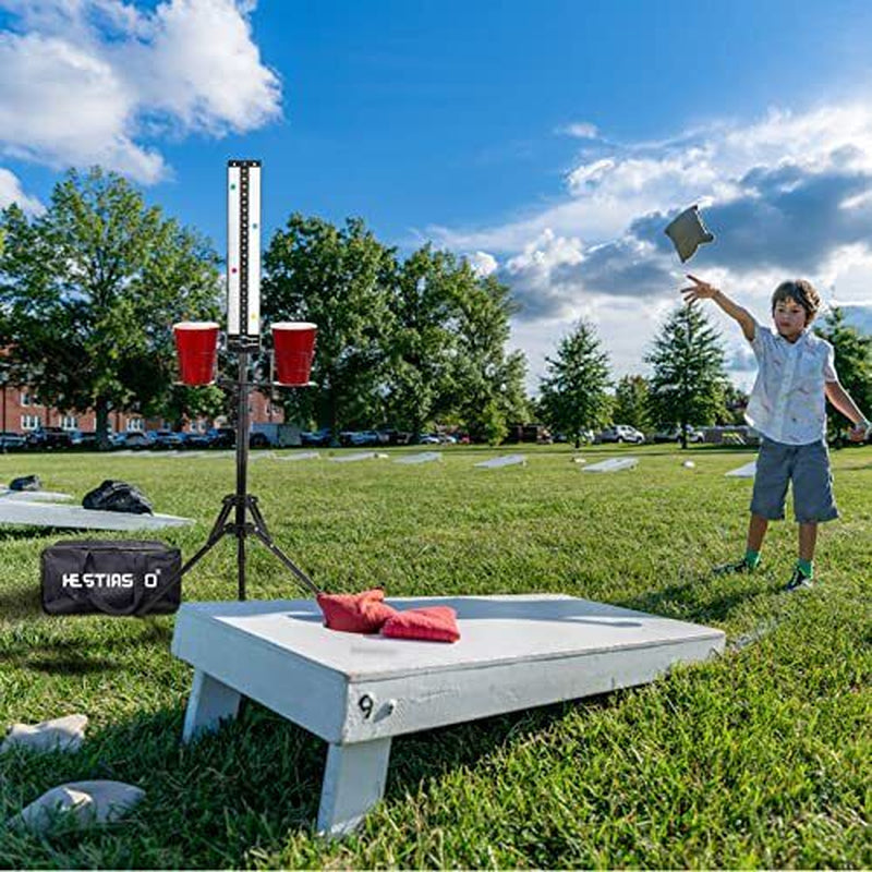 Cornhole Scoreboard, Metal Magnetic Cornhole Score Keeper with Carrying Bag