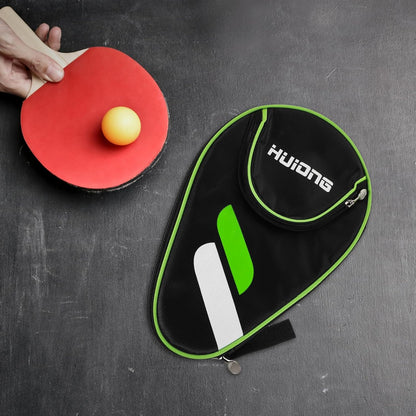 Table Tennis Bag Tennis Accessory Table Tennis Equipment Bags Tennis Racket Bags for Men Portable Badminton Racket Bag Table Tennis Bat Case Racket Pocket Black Oxford Cloth