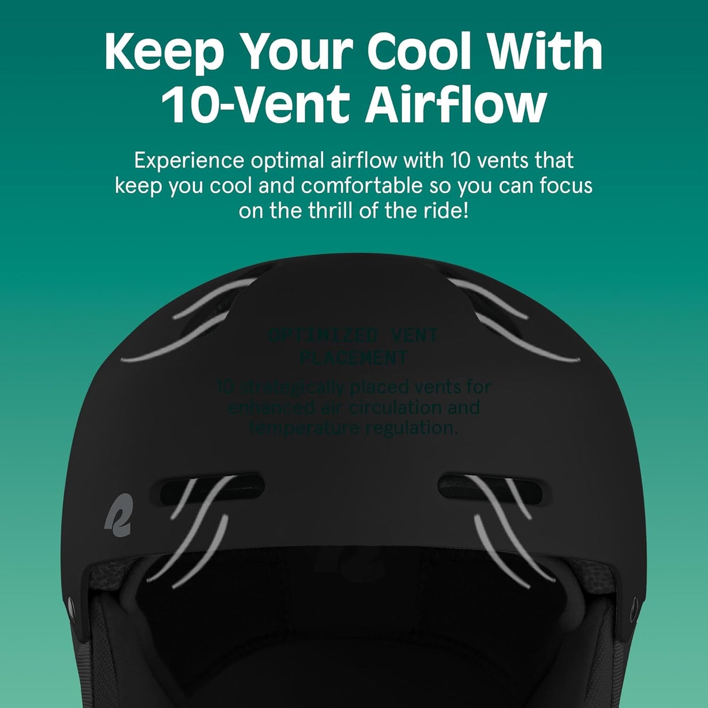 Comstock Ski Helmet - Snowboard Helmet for Adults & Youth - Adjustable Fit Snow Helmet with Protective Shell and Breathable Vents for Men, Women, Boys & Girls
