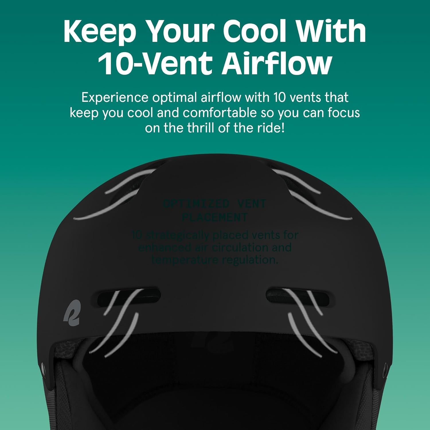 Comstock Ski Helmet - Snowboard Helmet for Adults & Youth - Adjustable Fit Snow Helmet with Protective Shell and Breathable Vents for Men, Women, Boys & Girls