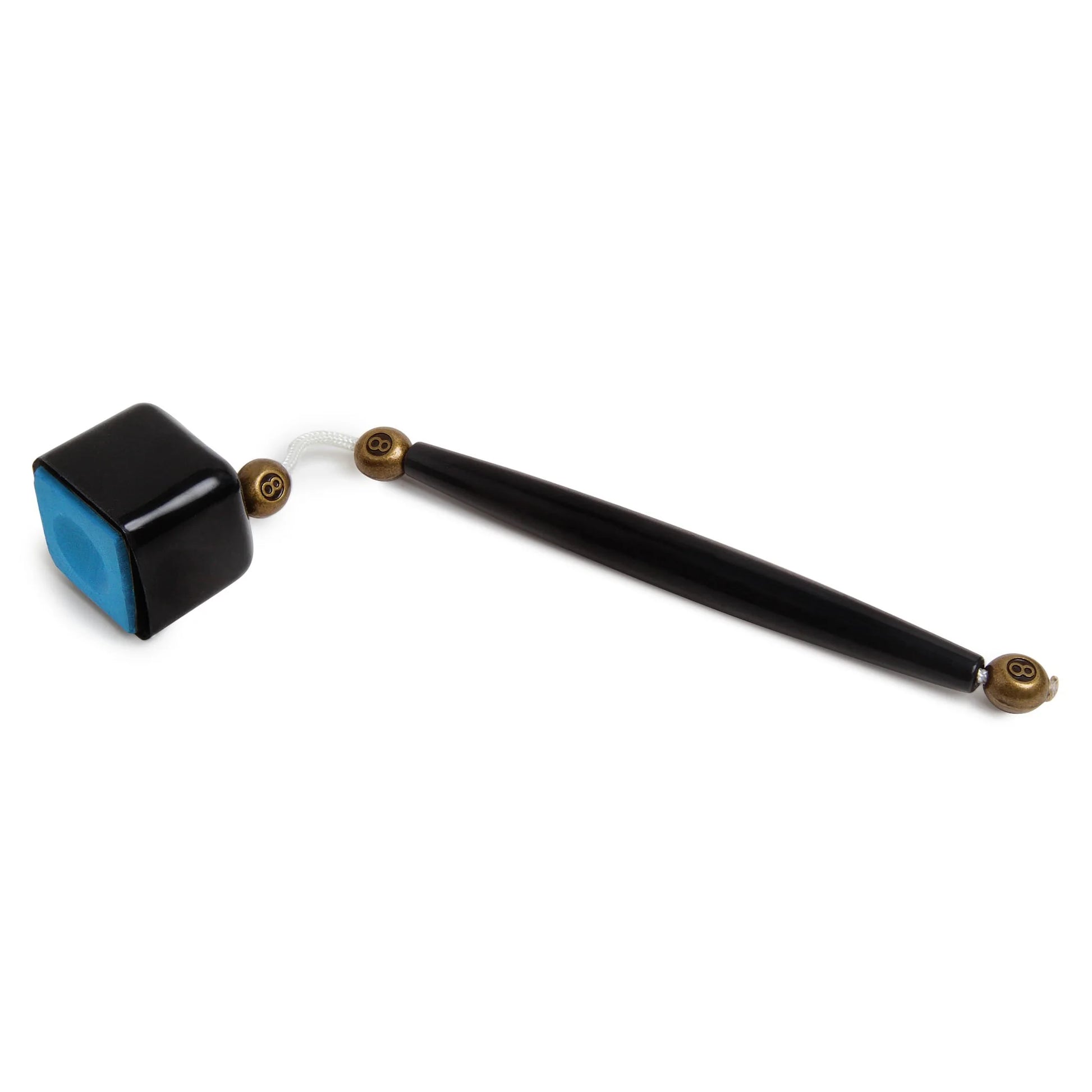 Black Pocket Billiard Pool Cue Chalk Holder