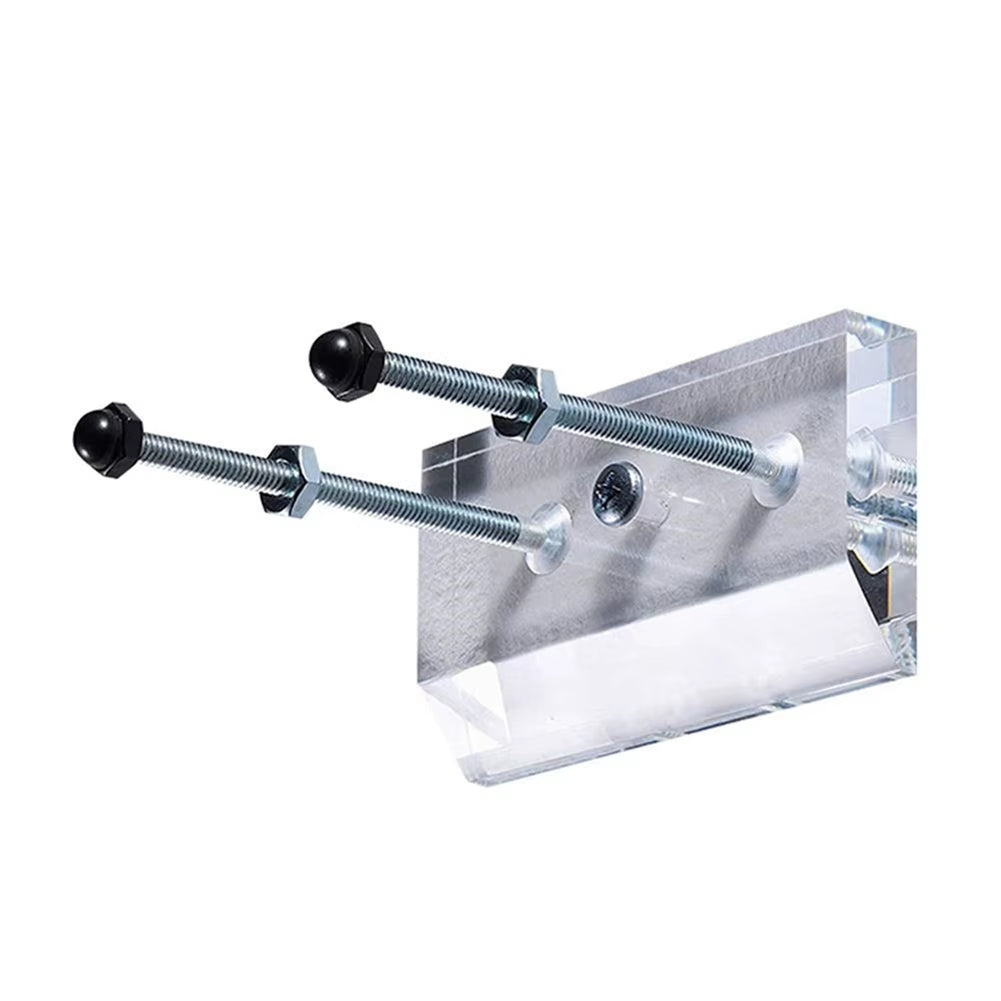 Skateboard Wall Mount Longboard Deck Hanger Display Stand Transparent Acrylic Indoor Floating Skateboard Storage Holder Rack