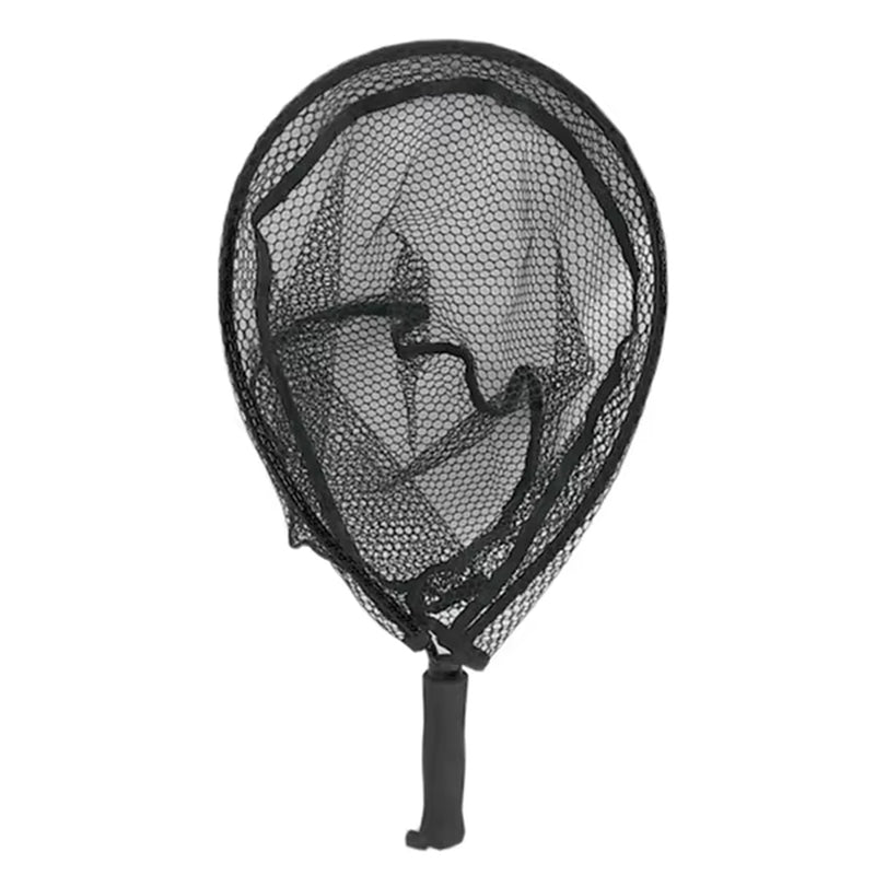 Portable Aluminum Alloy Fishing Net, Non-Slip Pole, Catching Fishes, Landing Net, Convenient, Red