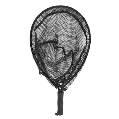 Portable Aluminum Alloy Fishing Net, Non-Slip Pole, Catching Fishes, Landing Net, Convenient, Red