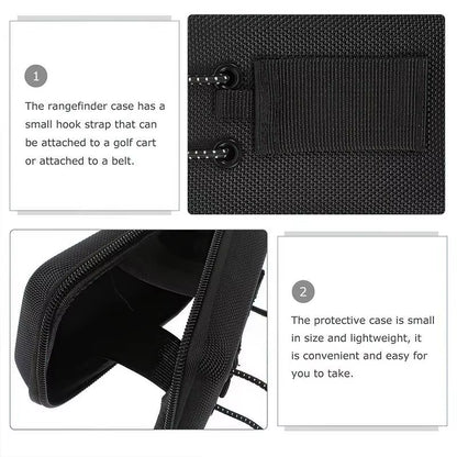 Golf Rangefinder Case EVA Distance Meter Carrying Storage Bag Golf Range Finder Protection Cover with Zipper for Golf Accessory