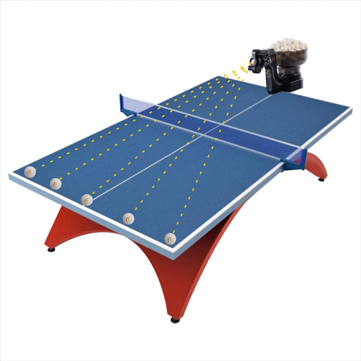 Table Tennis Robot Ping Pong Ball Machine S101 Automatic Table Tennis Machine for Training with 40Mm+ Table Tennis Balls by