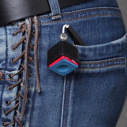 Black Pocket Billiard Pool Cue Chalk Holder